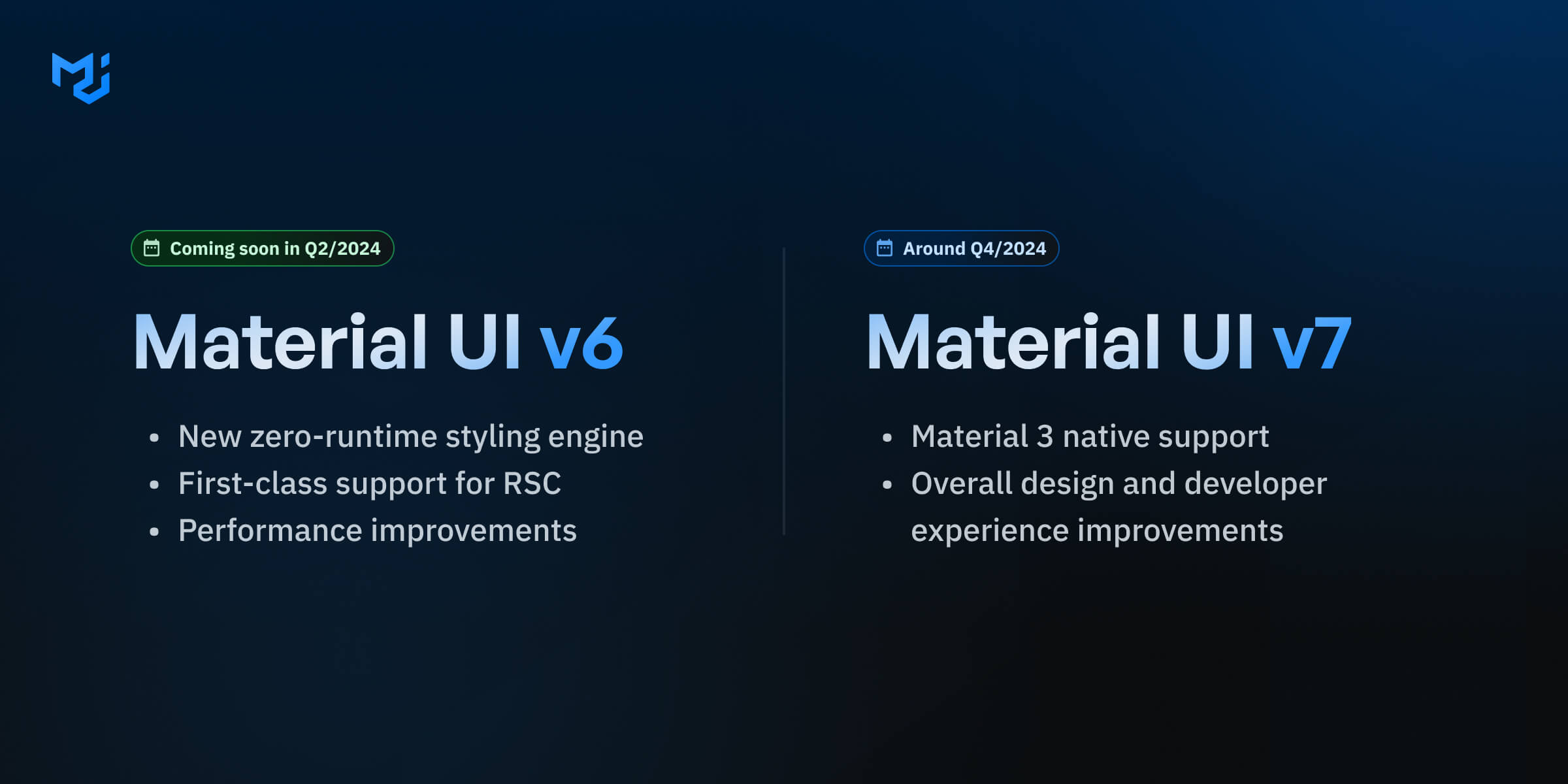 通往 Material UI v6 及更高版本的道路 - MUI - MUI 组件库