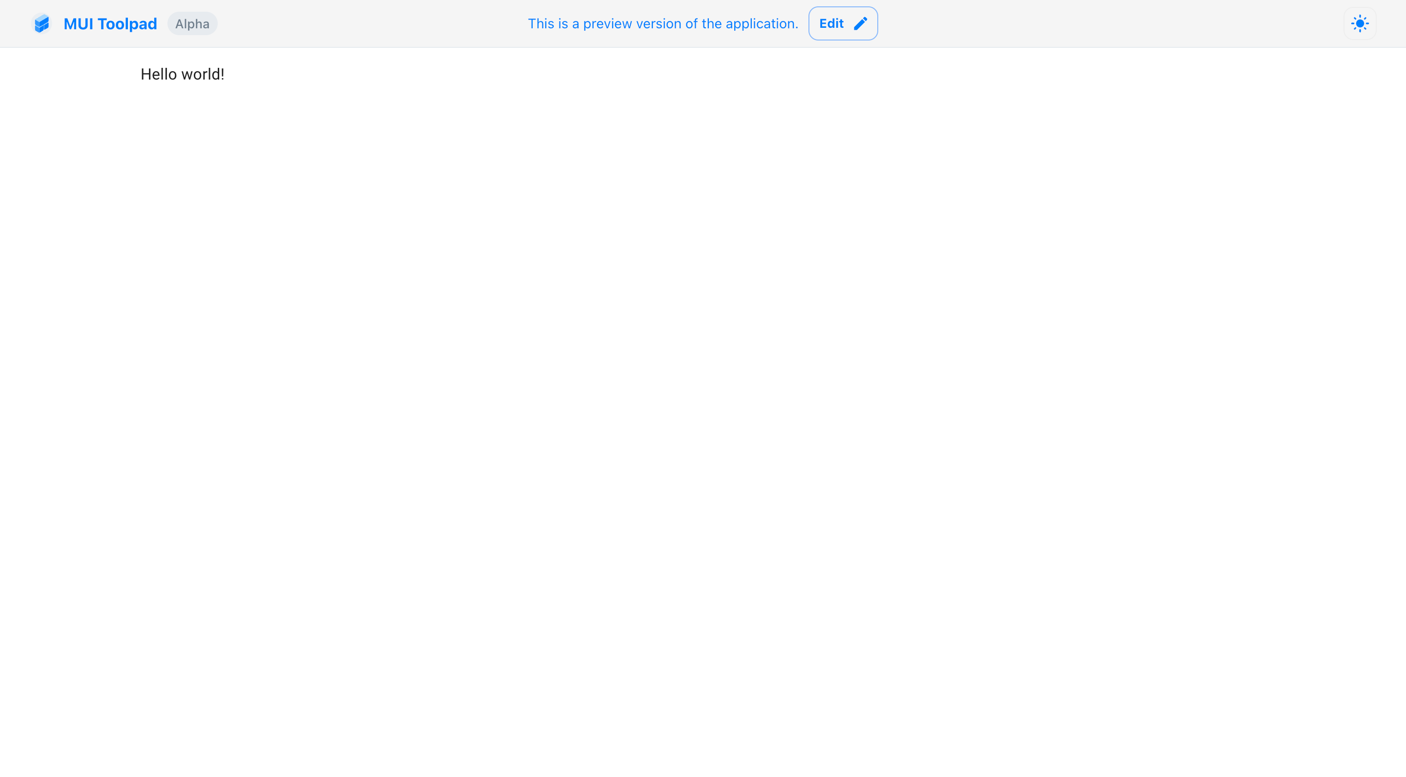 No shell display mode